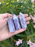 Lepidolite Crystal Tower Point