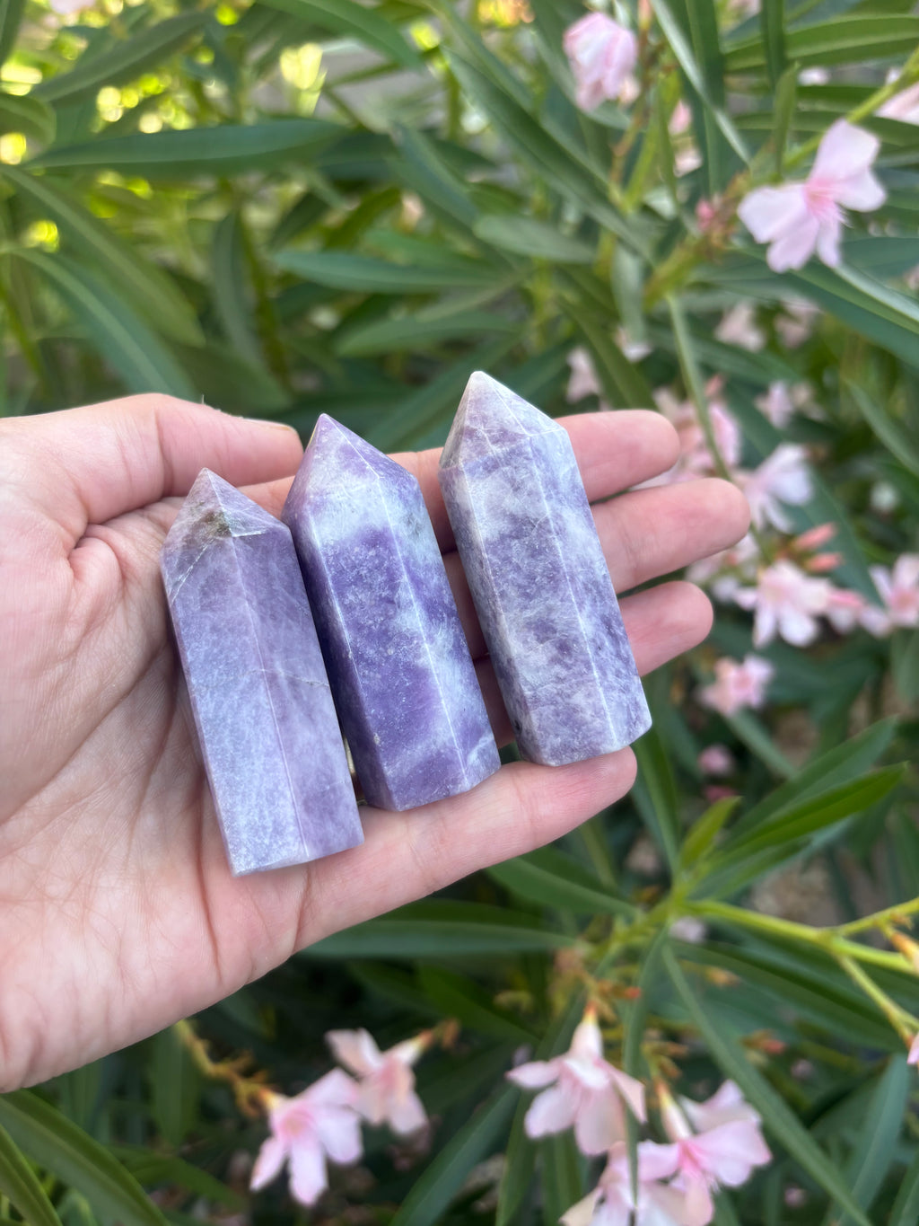 Lepidolite Crystal Tower Point