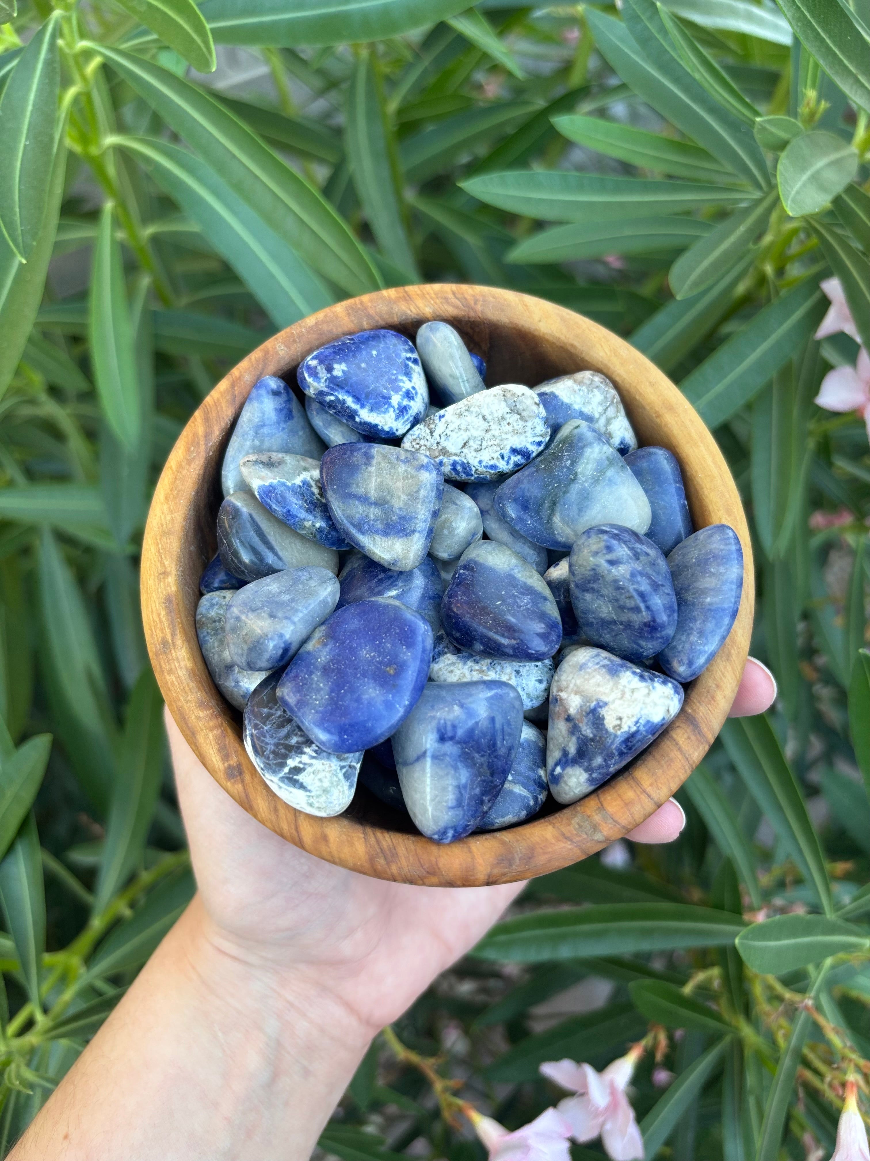 Tumbled Sodalite