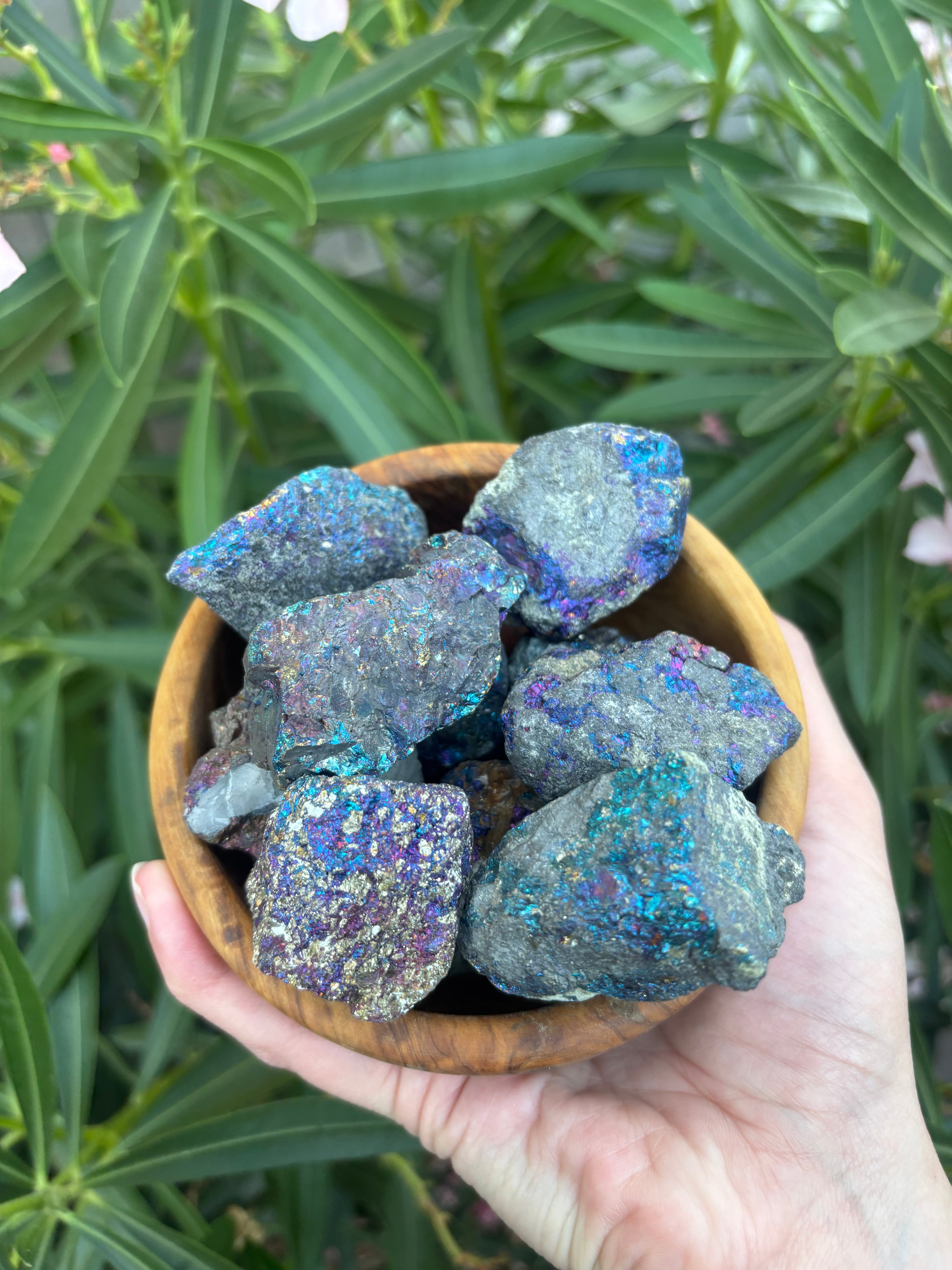 Raw Chalcopyrite Rainbow Stone - Peacock Ore