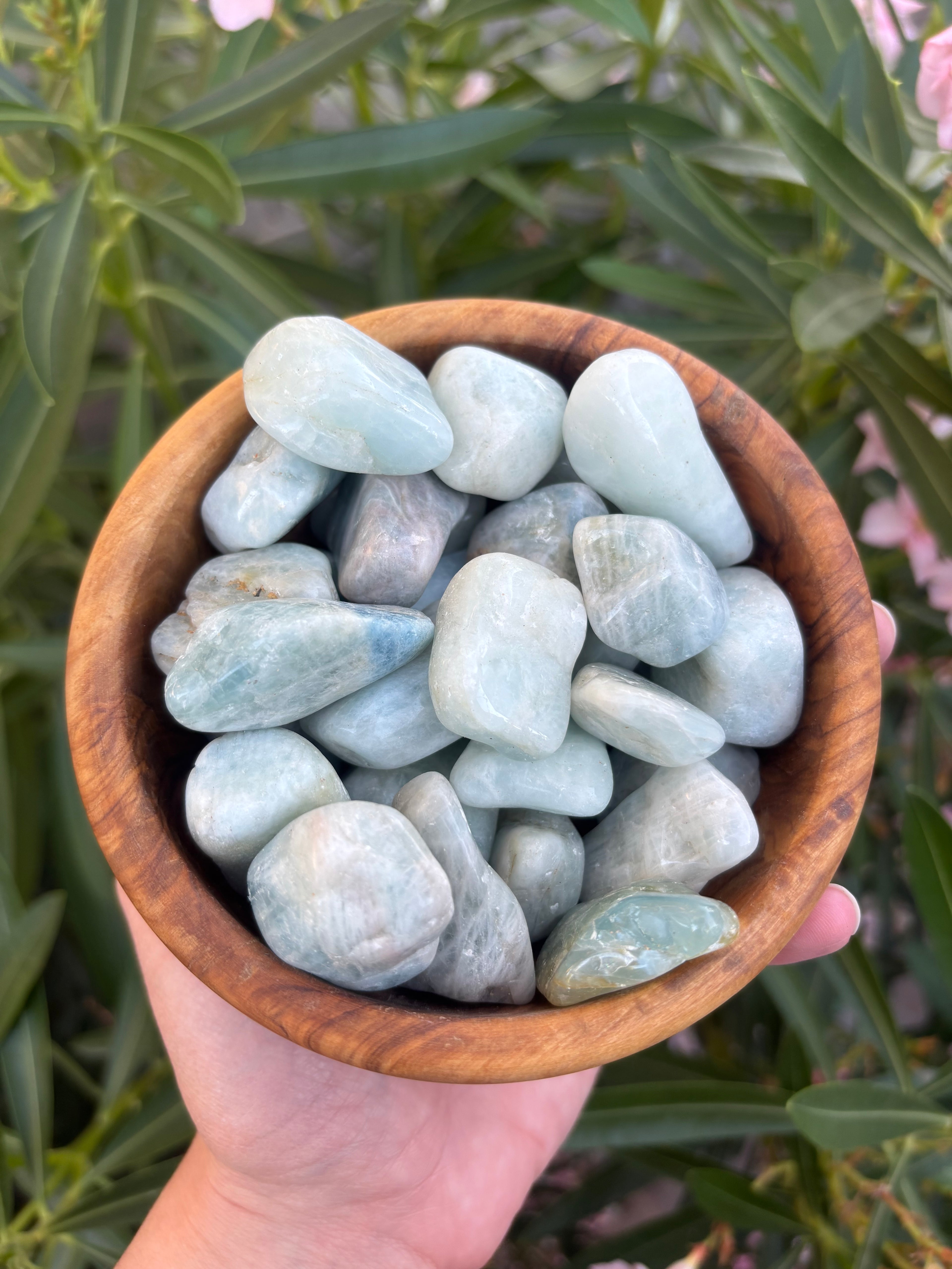 Tumbled Aquamarine