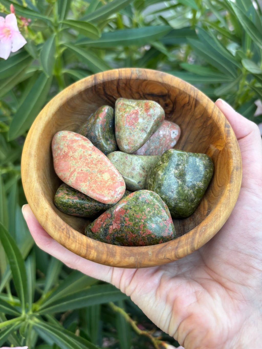 Tumbled Unakite