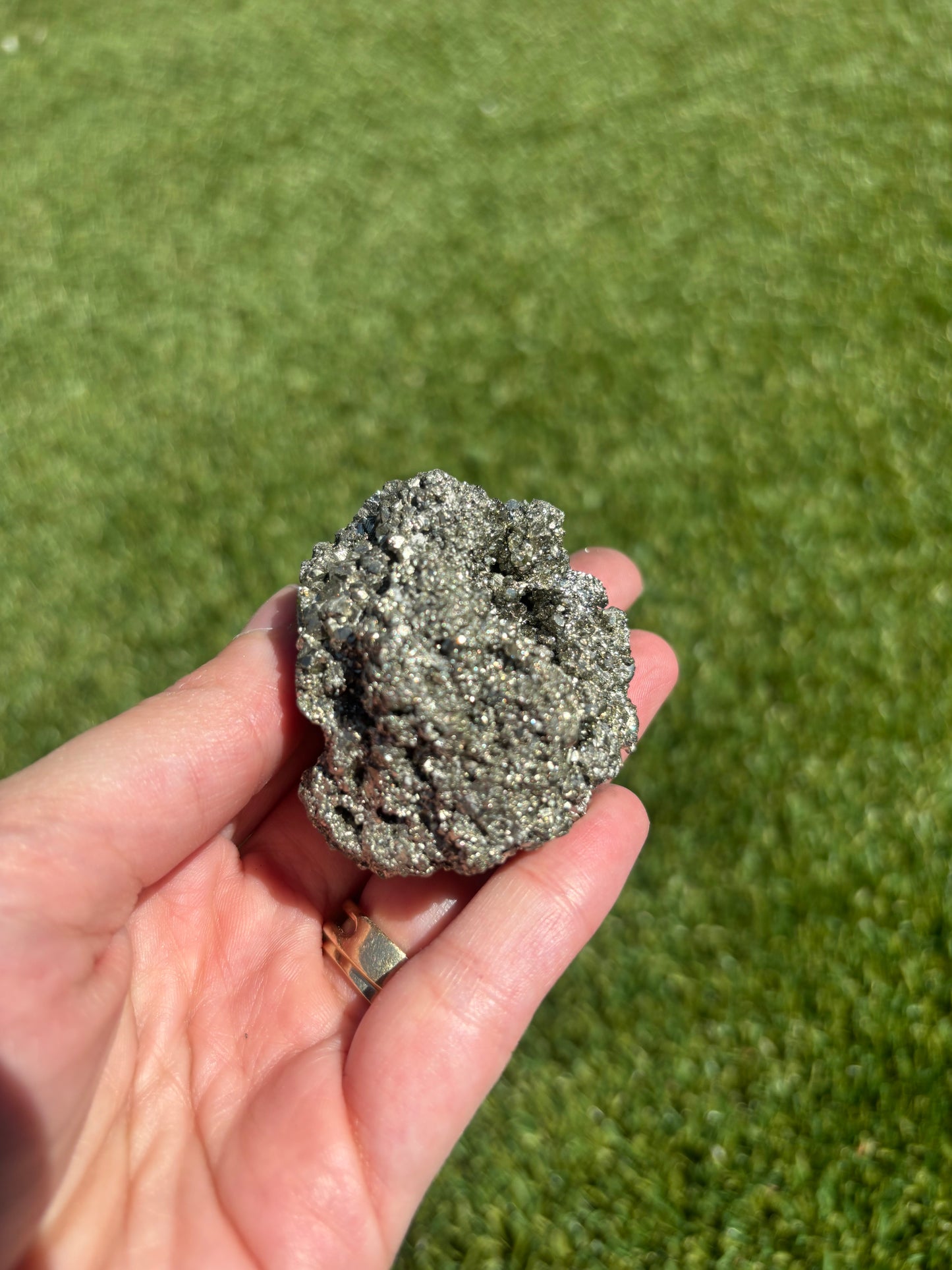 Pyrite Cluster, One of a Kind,- P2