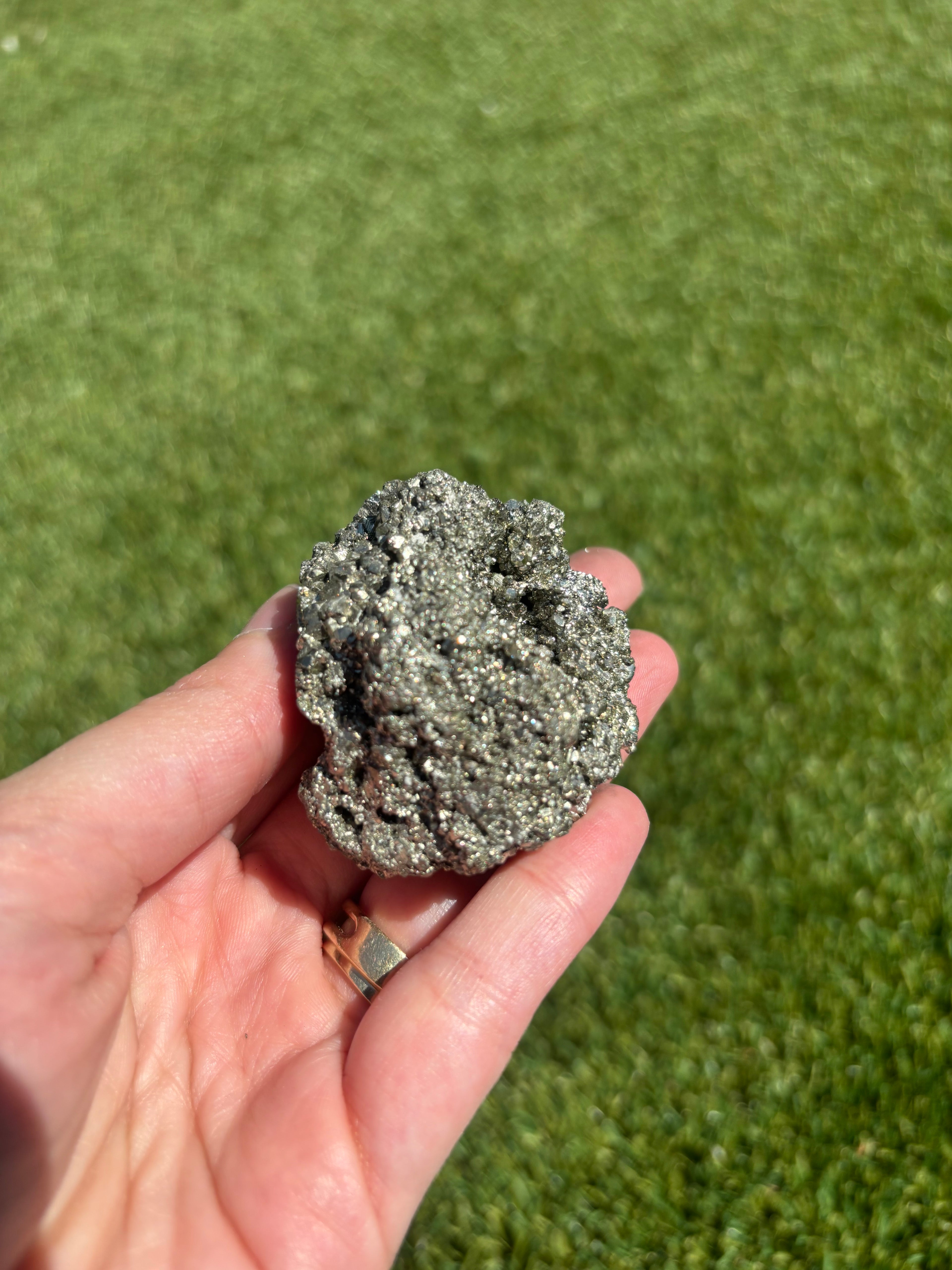 Pyrite Cluster, One of a Kind,- P2