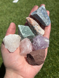 Chakra Raw Crystal Set