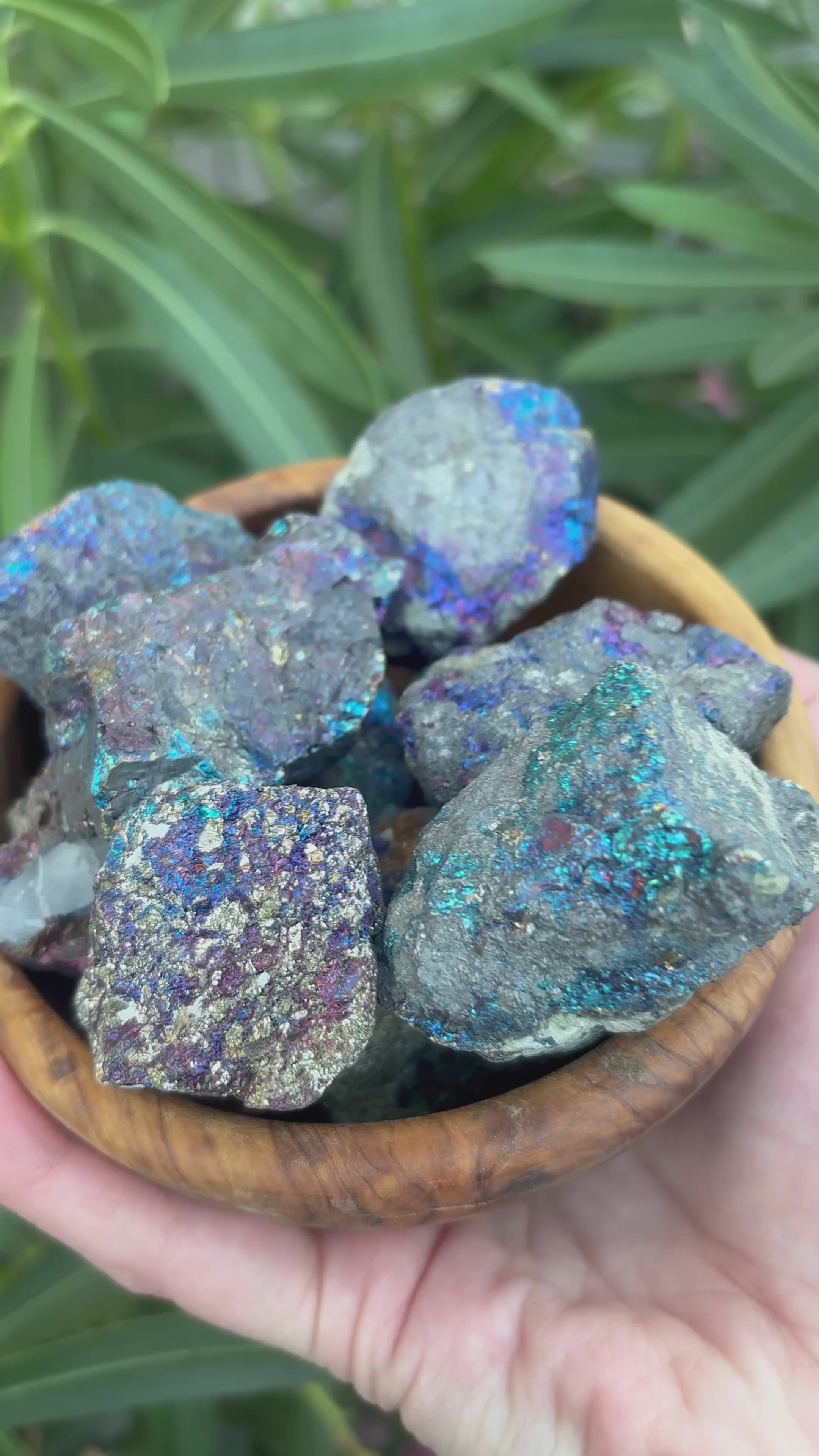 Raw Chalcopyrite Rainbow Stone - Peacock Ore